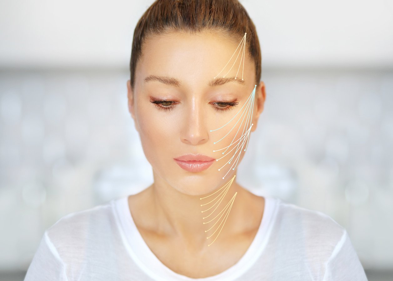 thread lift , nonsurgical procedure,lower facelift